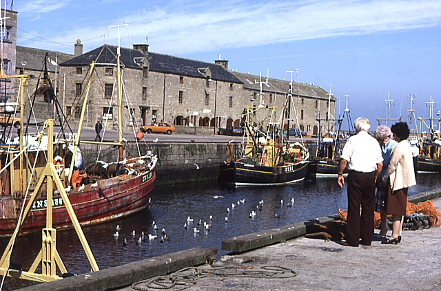 Lossiemouth Harbour © Anne Burgess :: Geograph Britain and Ireland