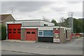 SY3693 : Charmouth fire station by Kevin Hale