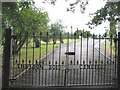 Cemetery gates