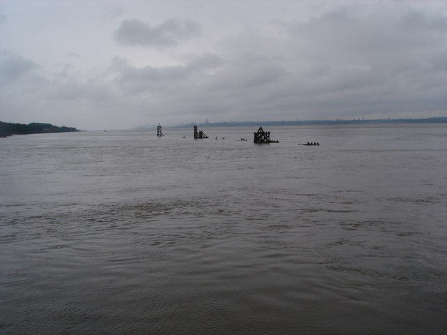 Entrance to the Mersey from the Manchester Ship Canal