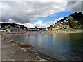SX2553 : Beach and East Looe by Pam Brophy