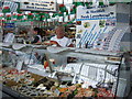 Swansea market seafood stall