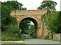 Railway bridge at Thurston, Suffolk