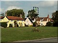 Village sign at Tostock, Suffolk