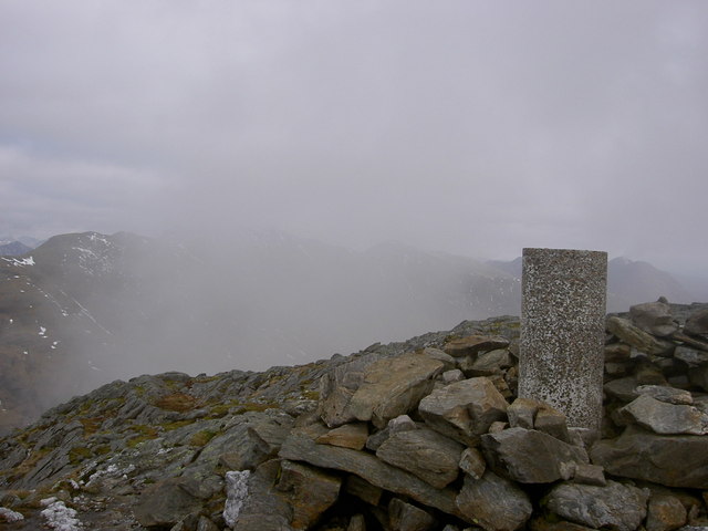 Summit of Beinn Fhionnlaidh