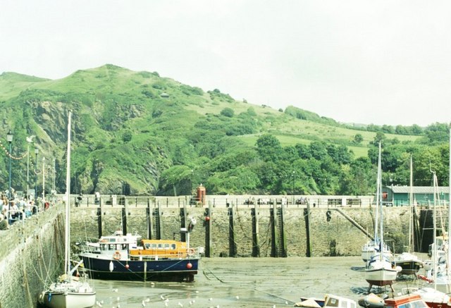 Inner Harbour at low tide, Ilfracombe