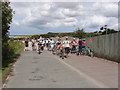 Camel Trail cyclists at Wadebridge