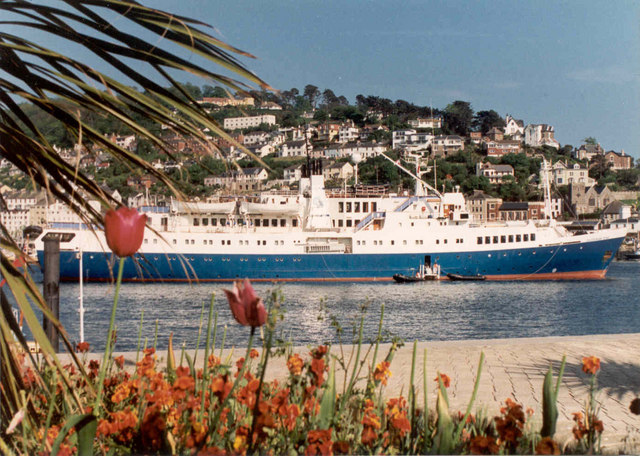 Dartmouth, The "Caledonian Star" in the Harbour