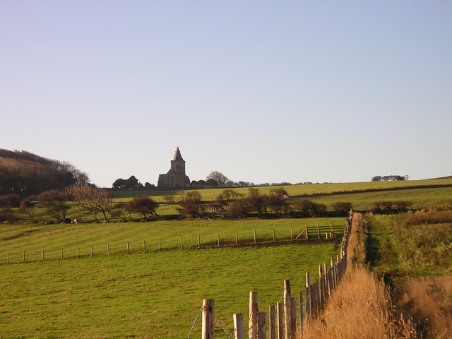 Lythe Church taken from near Deepgrove Farm