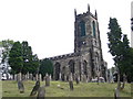 SK0043 : Cheadle Parish Church by Roger W Haworth
