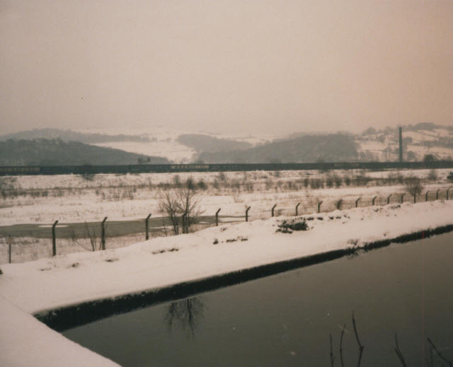 Wintry canal