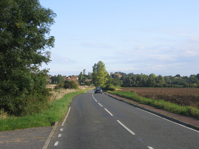 View towards Witcham village from Witcham Toll, Cambs