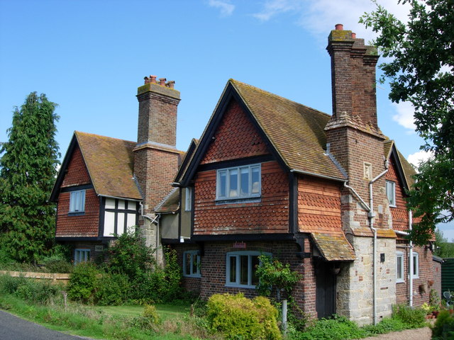 Cottages at Ensfield near Leigh © Jean Barrow :: Geograph Britain and ...