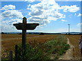 Milford Church signpost