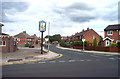 Monument Lane, Pontefract, looking from Churchbalk Lane.