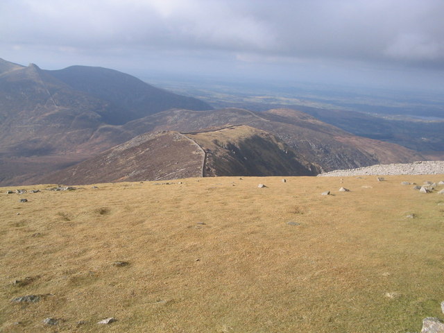 The Mourne Wall over Slievenaglogh.