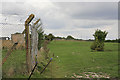 Footpath along boundary of Blandford military Camp