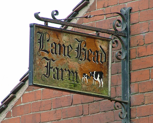 Lane Head Farm Sign