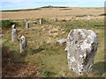 The "Dancing Stones" circle and Carn Kenidjack