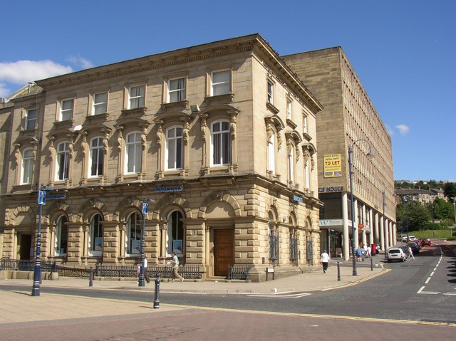 Barclays Bank and Empire House, Dewsbury © Humphrey Bolton :: Geograph ...