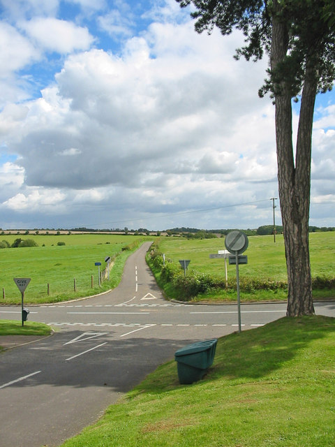 Crossroads near Enstone Oxfordshire
