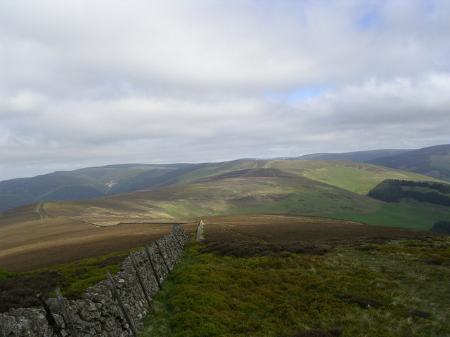 Looking NW from the top of Lee Pen