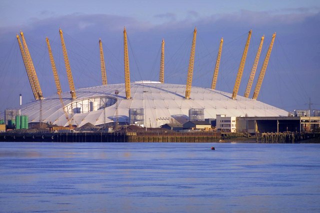 Millennium Dome From Thames Path © Stephen Nunney :: Geograph Britain ...