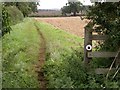 Bridleway with Marker