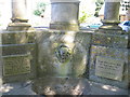 Detail on village fountain, Barton-on-the-Heath