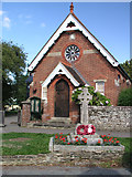 TQ1131 : Village Hall and War Memorial, Slinfold by Andy Potter