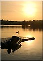 Sunset over Bardowie Loch