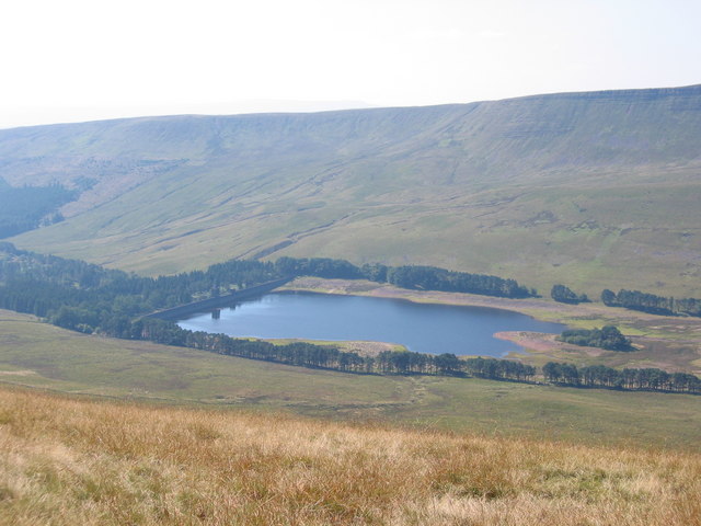 View of Upper Neuadd Reservoir from the Roman Road