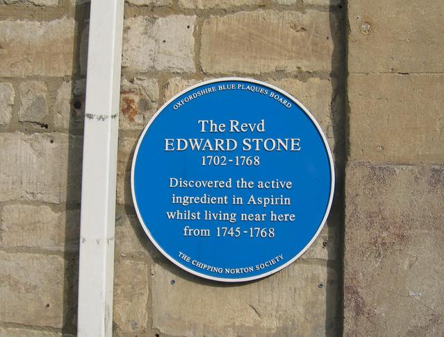 Plaque for the Reverend Edward Stone
