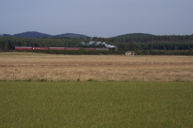 Farmland and Strathspey Steam Railway