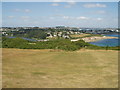 The Swanpool area of Falmouth, from below the golf course