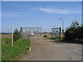 Entrance to Wireless Station near Bloxham