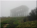 Low cloud over Penshaw Monument