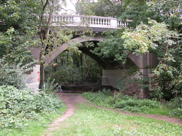 Bridge over the river Trym