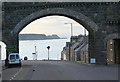 Underneath the arches for Cullen Bay.