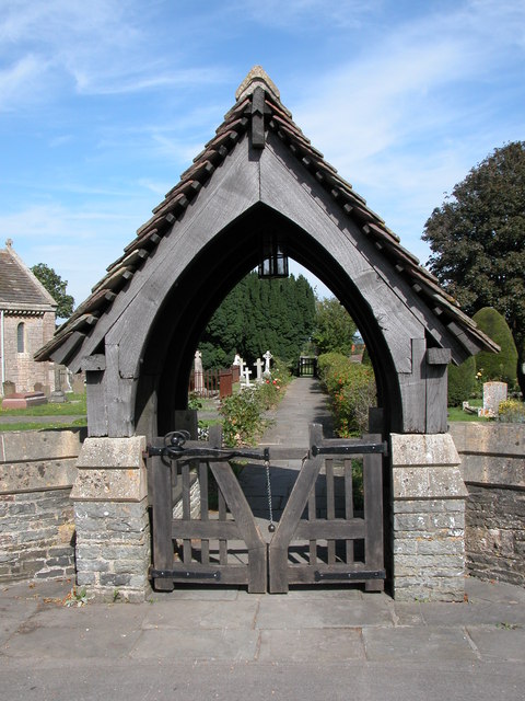 Lych gate to Compton Greenfield church © Philip Halling :: Geograph ...