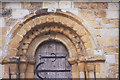 Norman church door, St Oswald