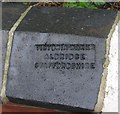 Coping stone on wall in front of Brough Chapel