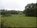 Farmland and barn