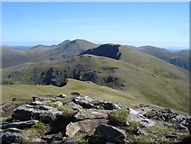 NH1371 : Western end of Fannichs ridge by Roger McLachlan
