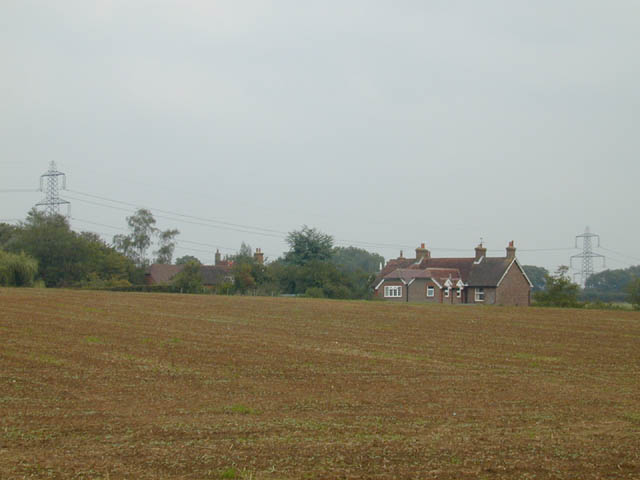 Across the fields to Davis's Town