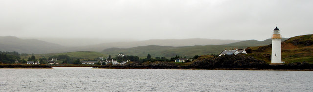 Isle Ornsay Lighthouse, Skye, Sound of Sleat.