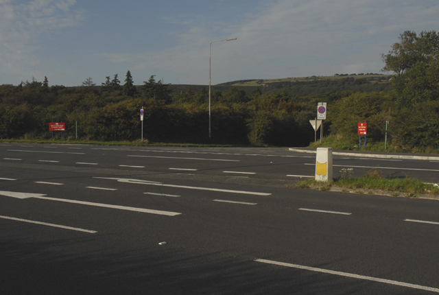 Road Junction on A48 near Margam Country  Park