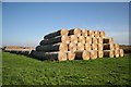 Straw bales at Court House Farm