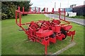 Planting machinery from yesteryear at Greshop Industrial Estate, Forres.