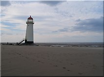 SJ1285 : Point of Ayr lighthouse by E Gammie
